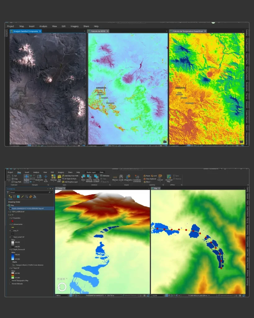 El objetivo del análisis geoespacial es identificar patrones y tendencias en datos geográficos para facilitar decisiones informadas en planificación urbana, gestión de recursos y respuesta a emergencias, usando herramientas de sistemas de Información geográfica (GIS). proyectos