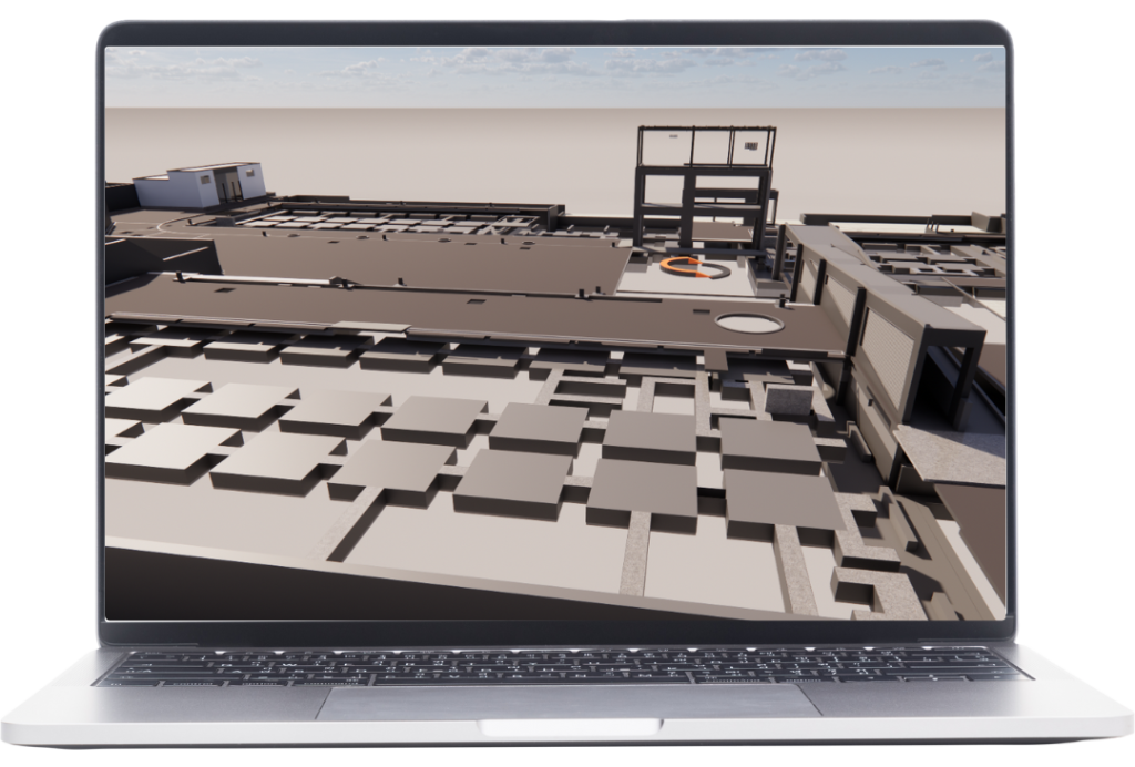Maqueta digital en 3D de construcción realizada por SD Ingenieros BIM